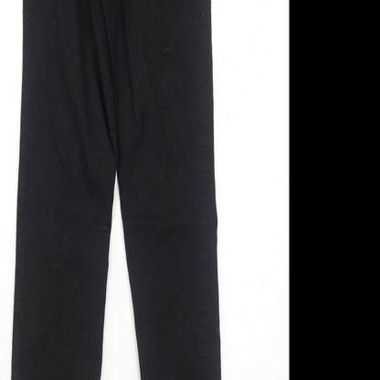Womens UK Size 4 H&M Regular Fit Skinny Black Jeans