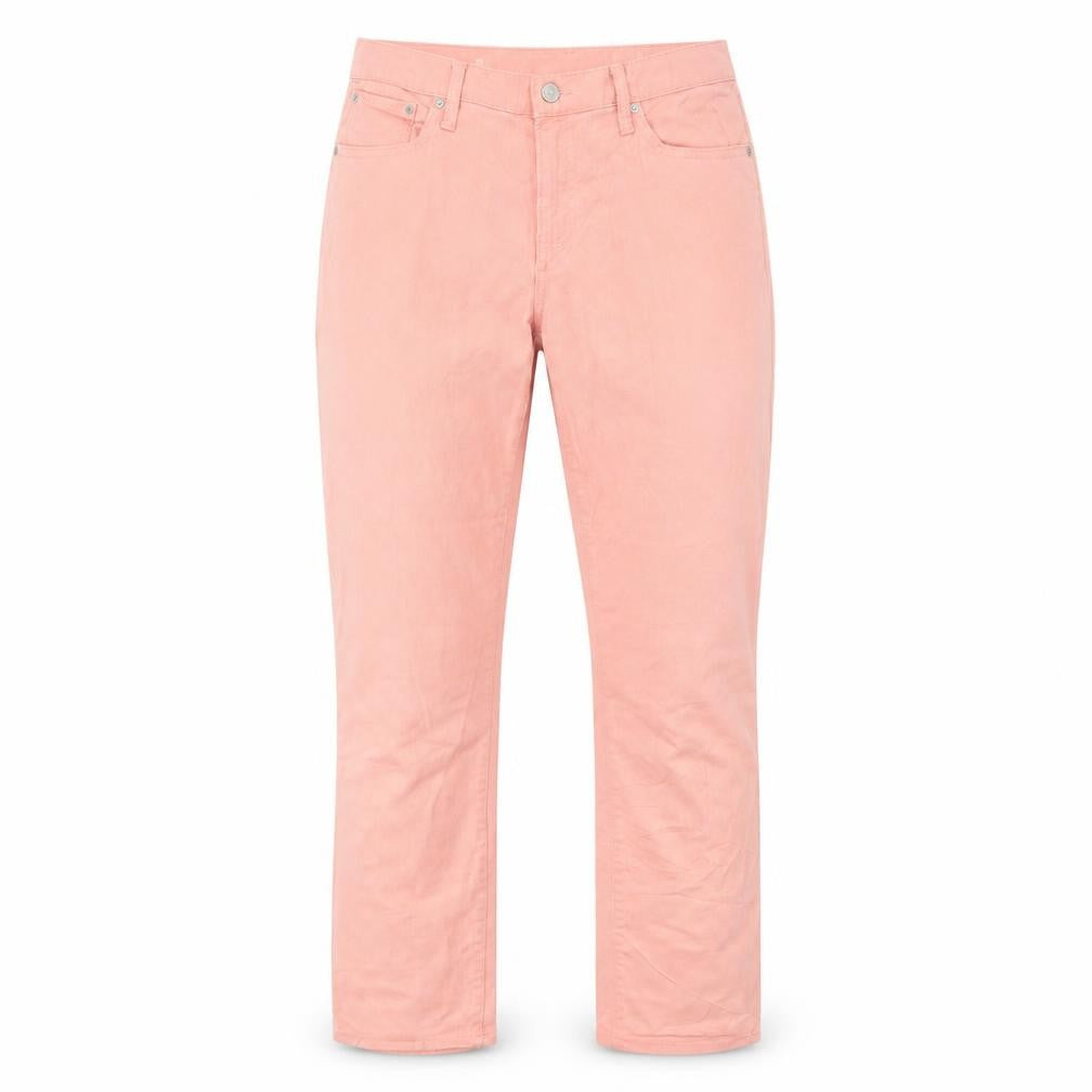 Womens UK Size 10 Gap Regular Fit Straight Pink Jeans
