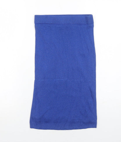 Villa Womens Blue Viscose Bandage Skirt Size XS