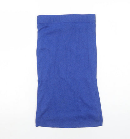 Villa Womens Blue Viscose Bandage Skirt Size XS