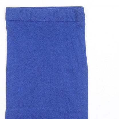 Villa Womens Blue Viscose Bandage Skirt Size XS