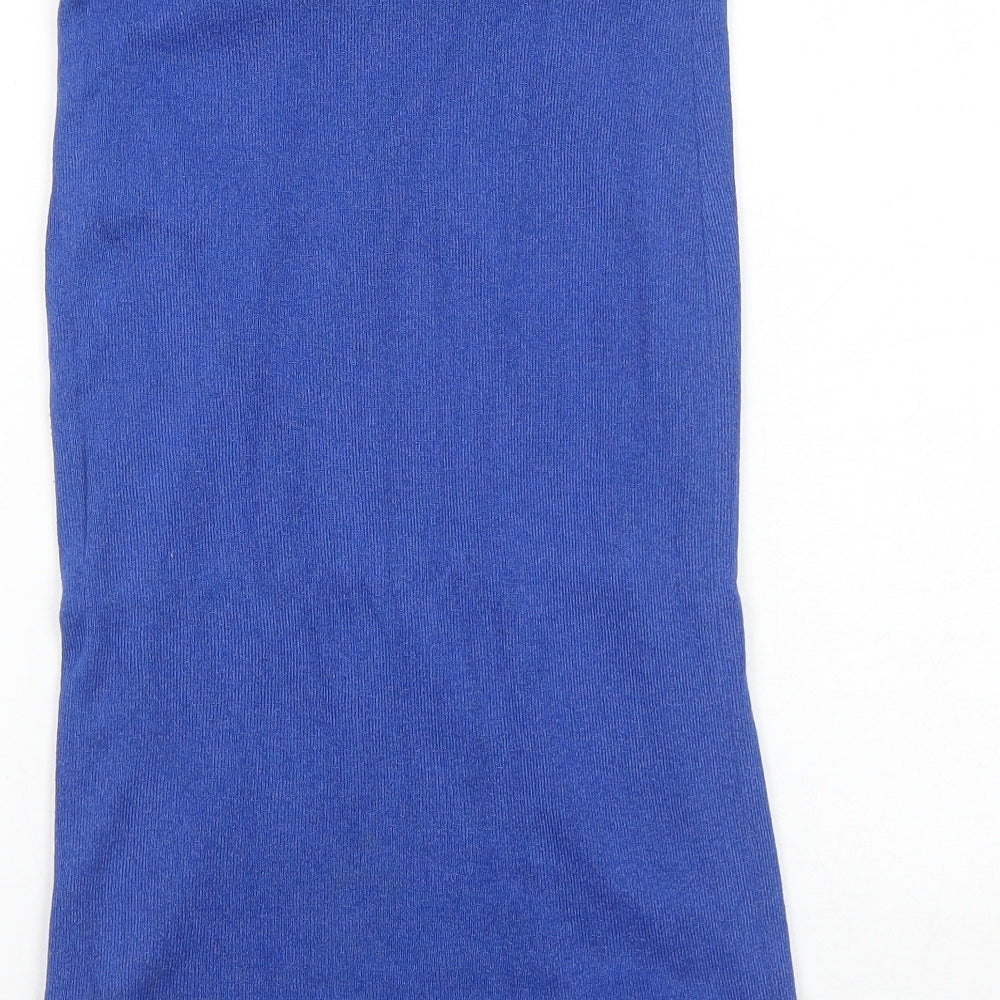 Villa Womens Blue Viscose Bandage Skirt Size XS