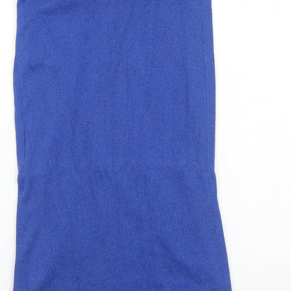 Villa Womens Blue Viscose Bandage Skirt Size XS