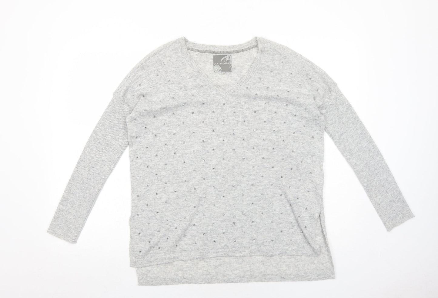 Womens UK Size 8 RJR.John Rocha Grey Pullover Jumper