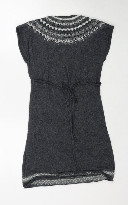 Womens UK Size S H&M Grey Pullover Jumper