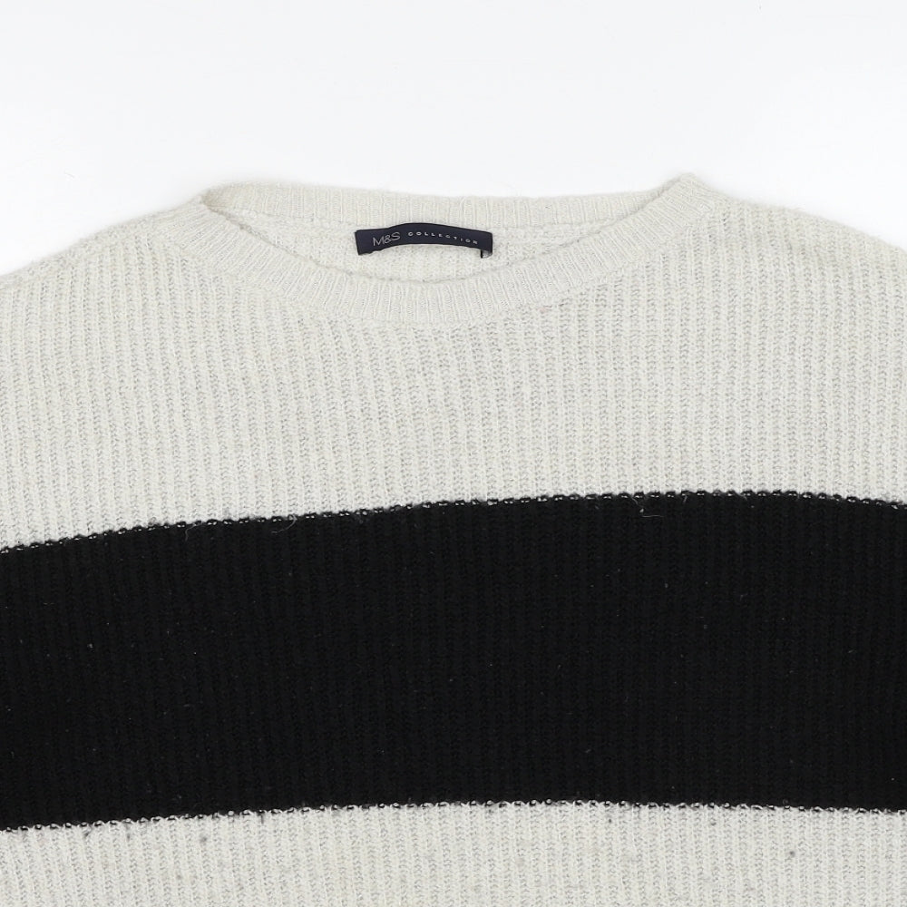 Womens UK Size L Marks and Spencer Grey Pullover Jumper