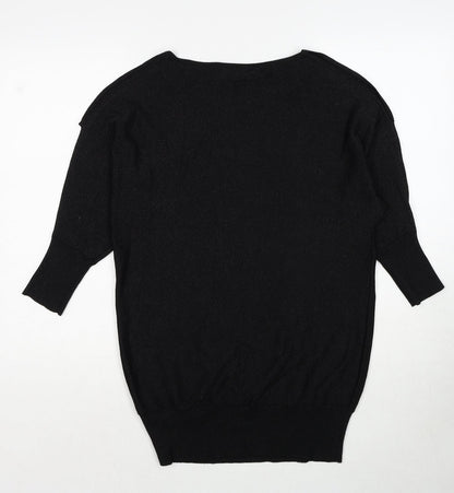 Womens UK Size S Wallis Black Pullover Jumper