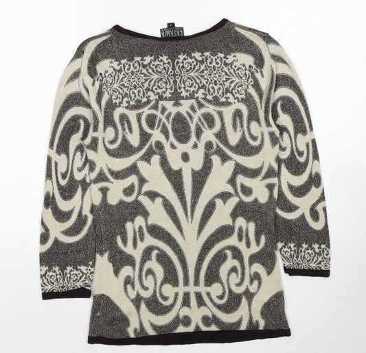 Womens UK Size S Casamia Beige Pullover Jumper