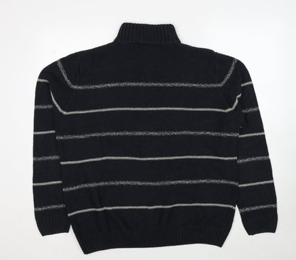 Mens UK Size L BHS Blue Pullover Sweatshirt