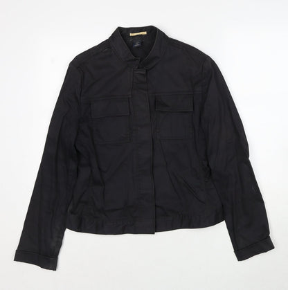 Gap Womens Black Jacket Size M Button