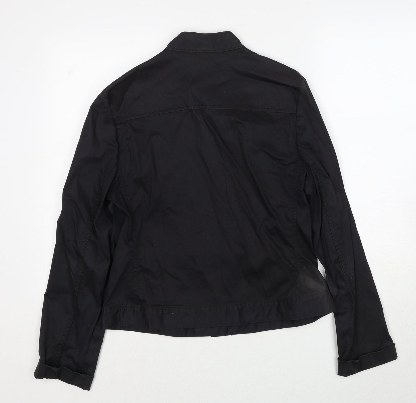 Gap Womens Black Jacket Size M Button