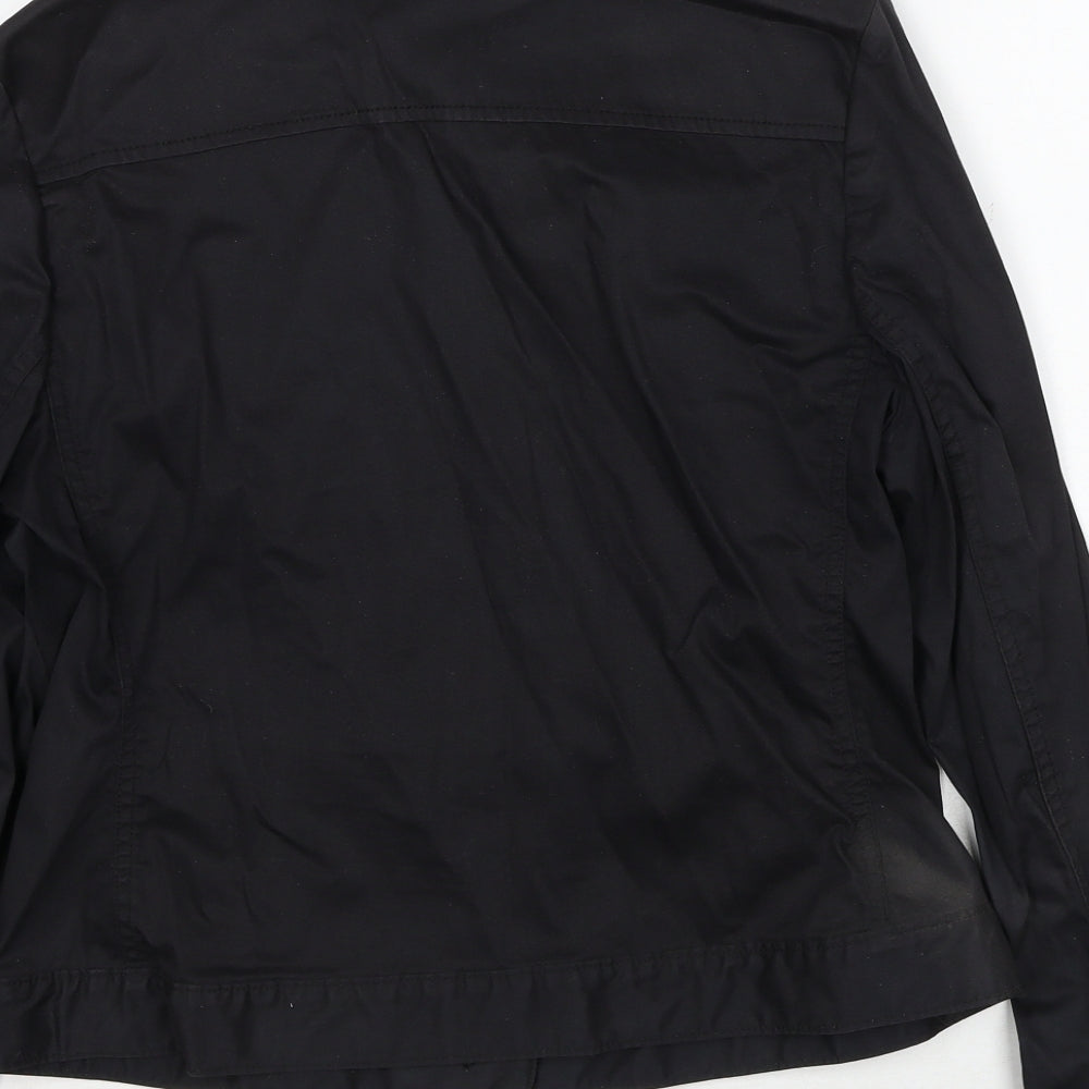 Gap Womens Black Jacket Size M Button
