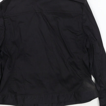 Gap Womens Black Jacket Size M Button