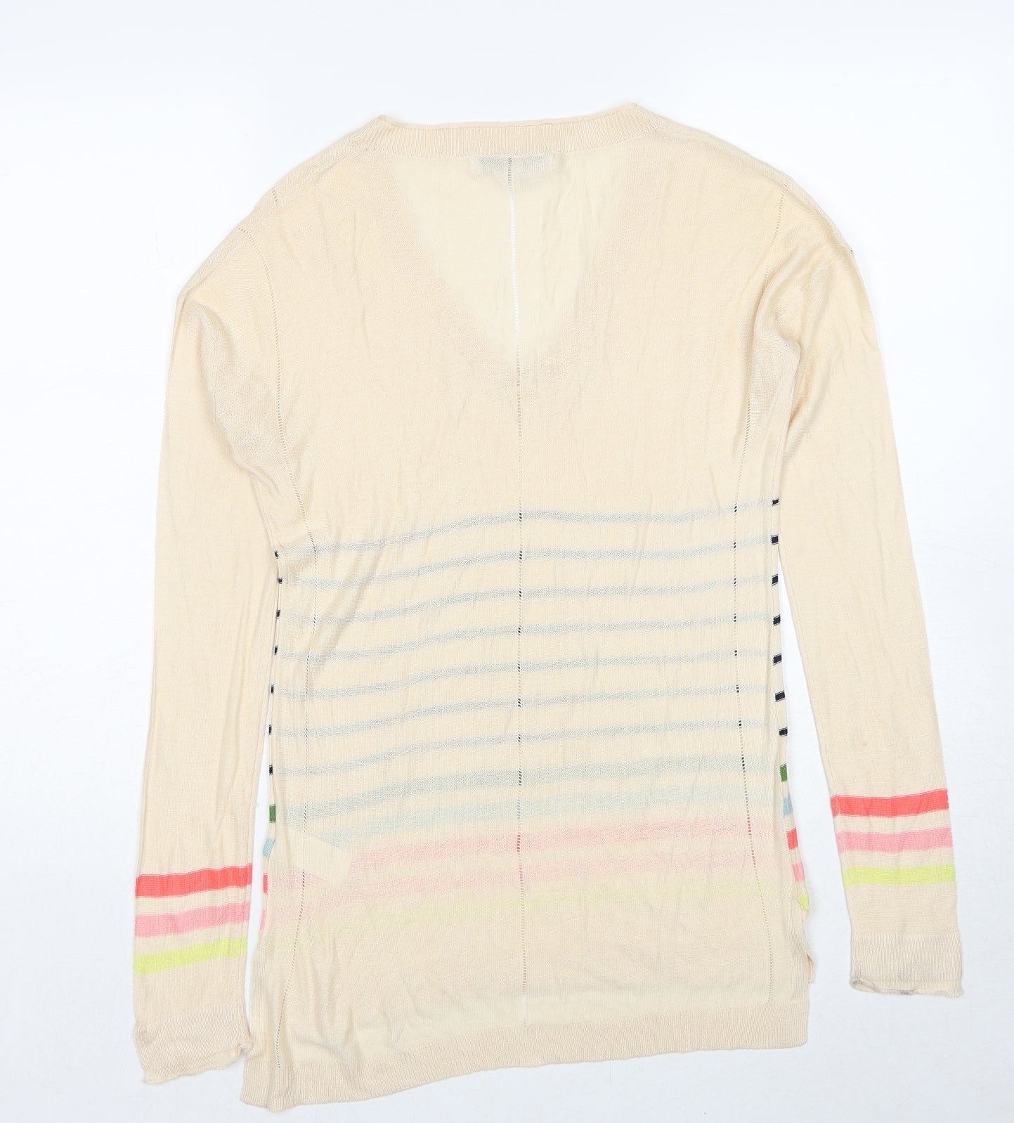 Womens UK Size 8 NEXT Beige Pullover Jumper