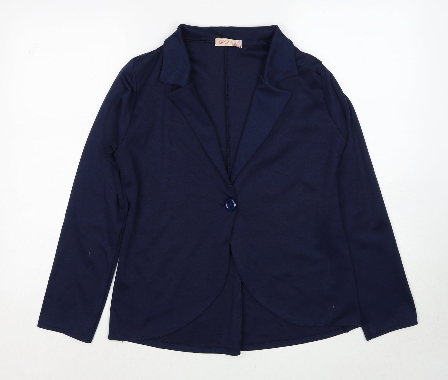 Womens UK Size 12 Krisp Blue Cardigan Jumper