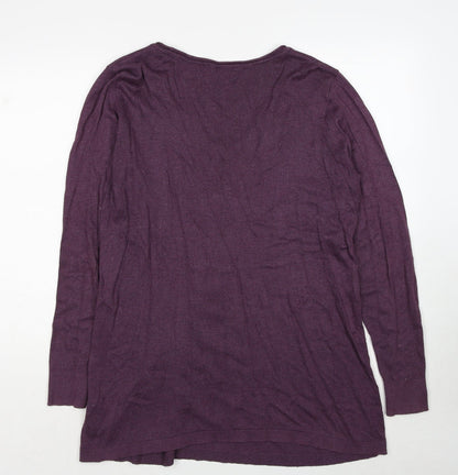 Womens UK Size XL H&M Purple Pullover Jumper