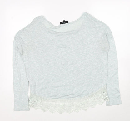 Womens UK Size 10 New Look Blue Pullover Jumper