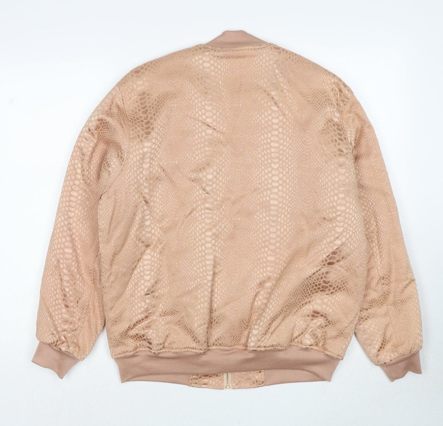 Womens UK Size 6 PRETTYLITTLETHING Pink Bomber Jacket