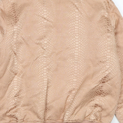Womens UK Size 6 PRETTYLITTLETHING Pink Bomber Jacket