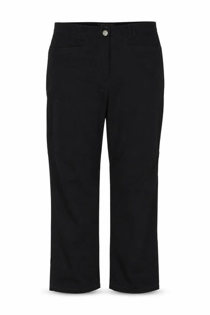 Cosna Womens Black Cotton Trousers Size 10 Regular Zip