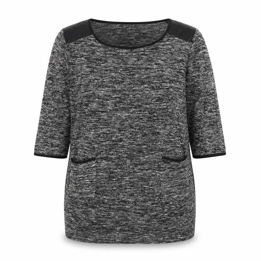 Womens UK Size 12 Miss Selfridge Grey Pullover Jumper