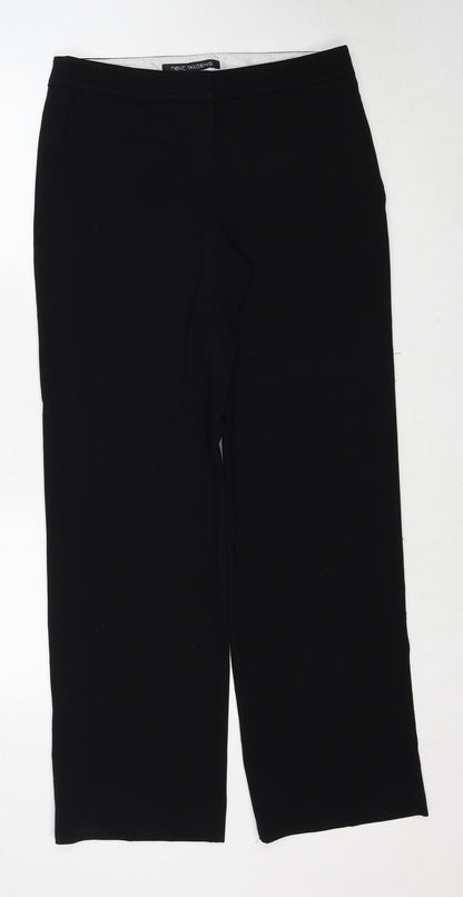 Womens UK Size 8 NEXT Regular Fit  Black Trousers