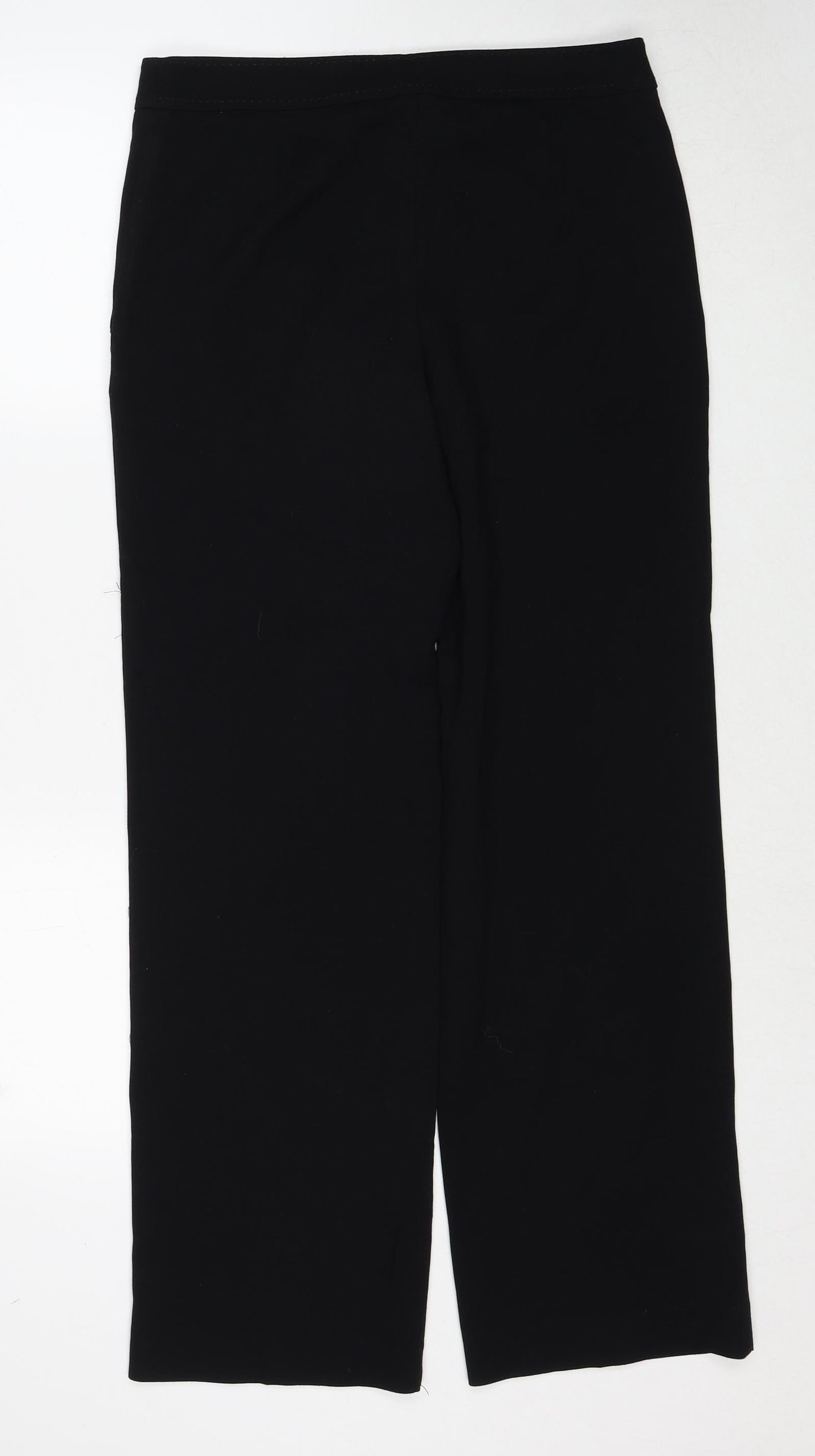 Womens UK Size 8 NEXT Regular Fit  Black Trousers