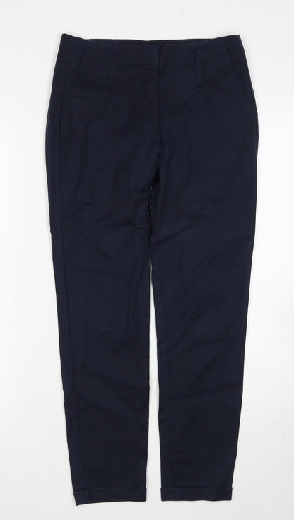Womens UK Size 6 Zara Regular Fit  Blue Trousers