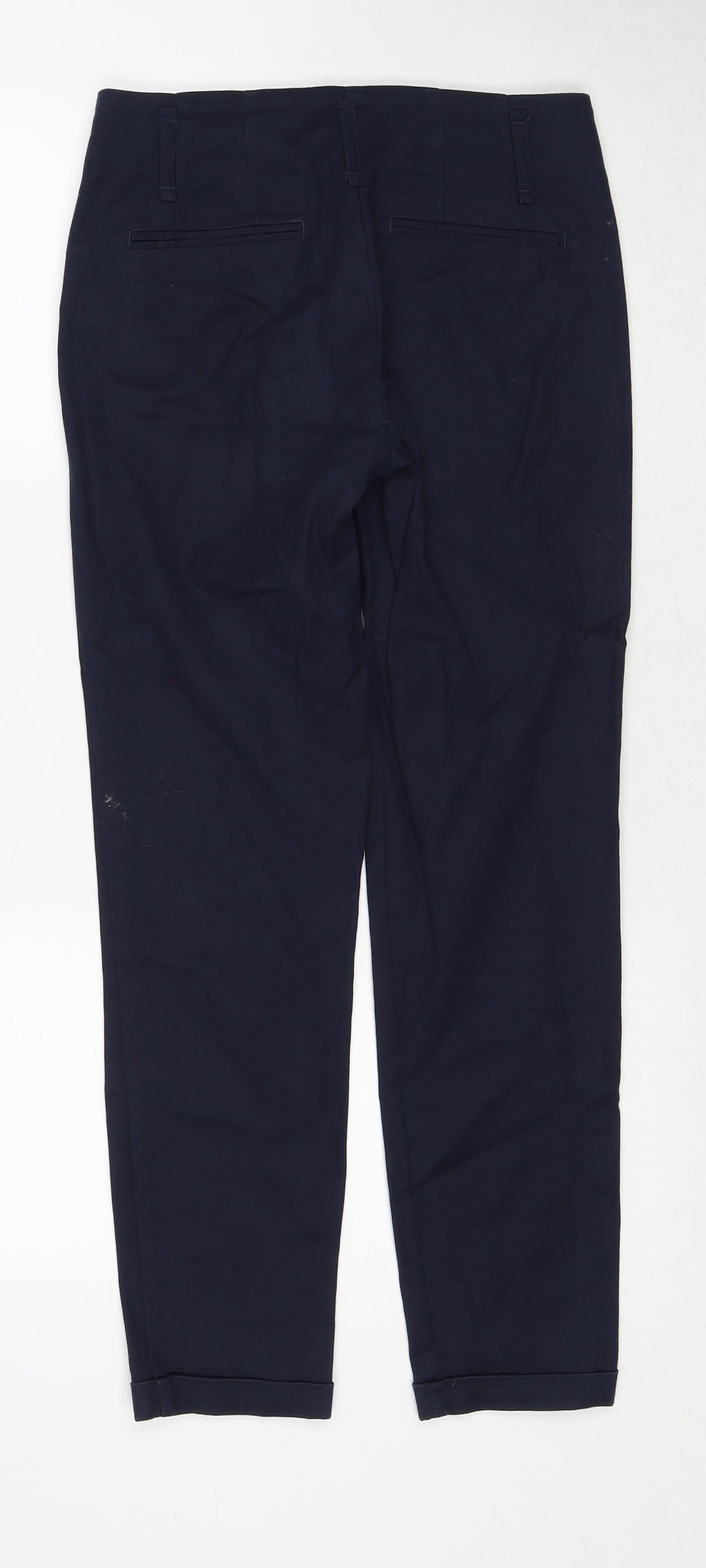 Womens UK Size 6 Zara Regular Fit  Blue Trousers