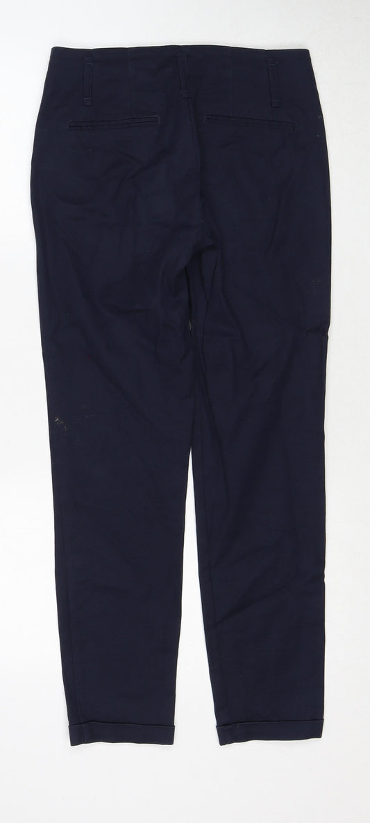 Womens UK Size 6 Zara Regular Fit  Blue Trousers