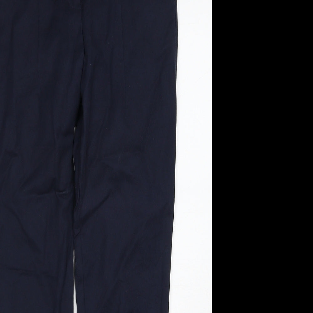 Womens UK Size 6 Zara Regular Fit  Blue Trousers