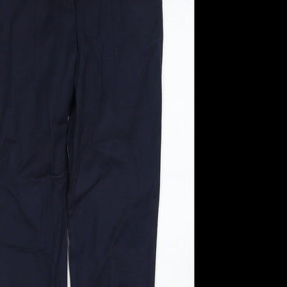 Womens UK Size 6 Zara Regular Fit  Blue Trousers