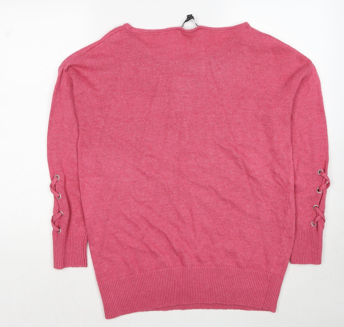 Womens UK Size 14 BHS Pink Pullover Jumper