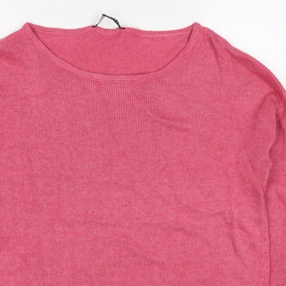 Womens UK Size 14 BHS Pink Pullover Jumper