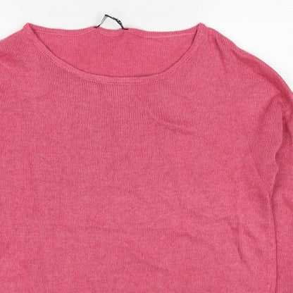 Womens UK Size 14 BHS Pink Pullover Jumper