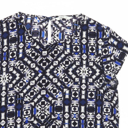 Womens UK Size 14 Only Blue Basic Blouse