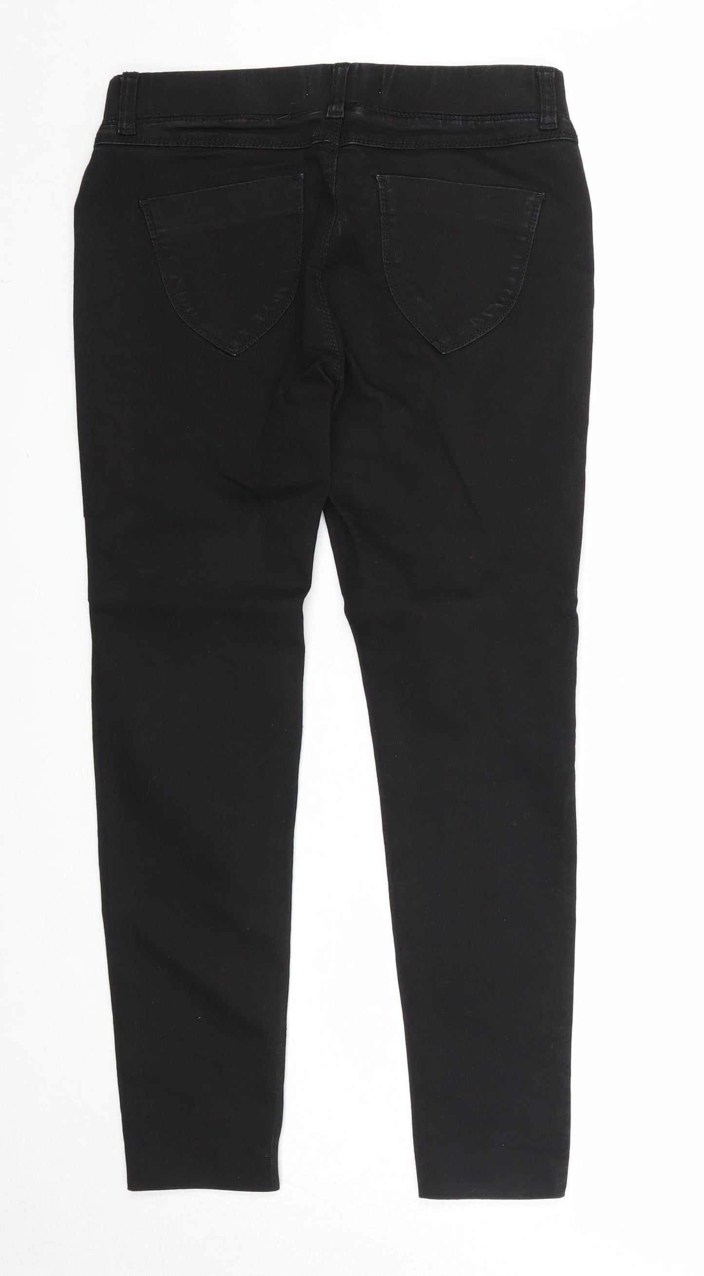 Dorothy Perkins Womens Black Cotton Skinny Jeans Size 8 Regular
