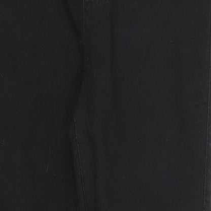 Dorothy Perkins Womens Black Cotton Skinny Jeans Size 8 Regular