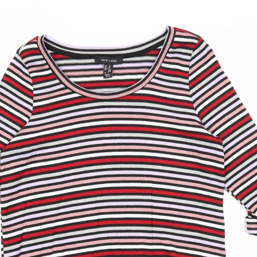 Womens UK Size 10 New Look Multicoloured Pullover Jumper