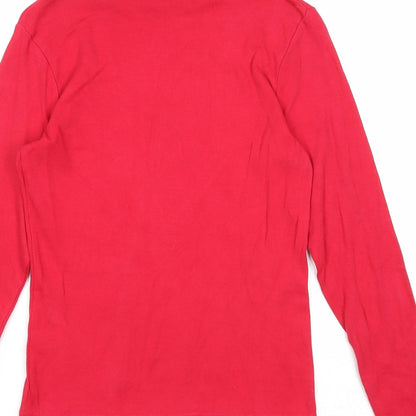 Womens UK Size 8 BHS Red Pullover Jumper