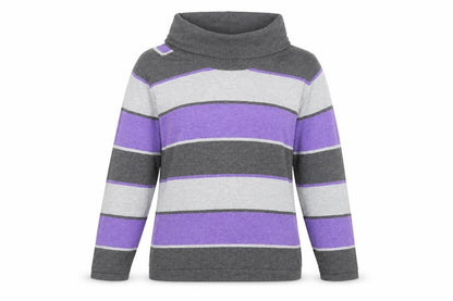 Womens UK Size 4 Marble Multicoloured Pullover Jumper