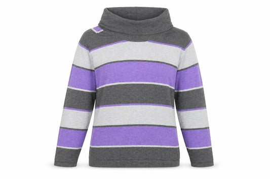 Womens UK Size 4 Marble Multicoloured Pullover Jumper