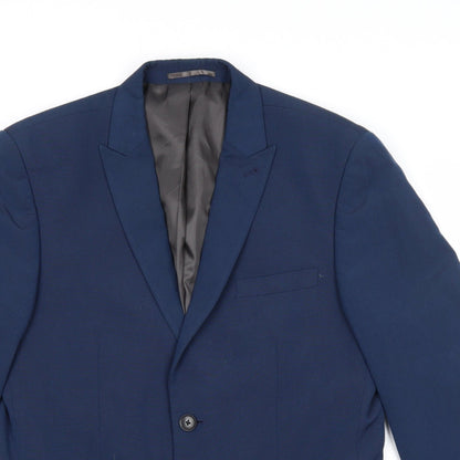Mens UK Size 38 NEXT Regular Blue Suit Jacket