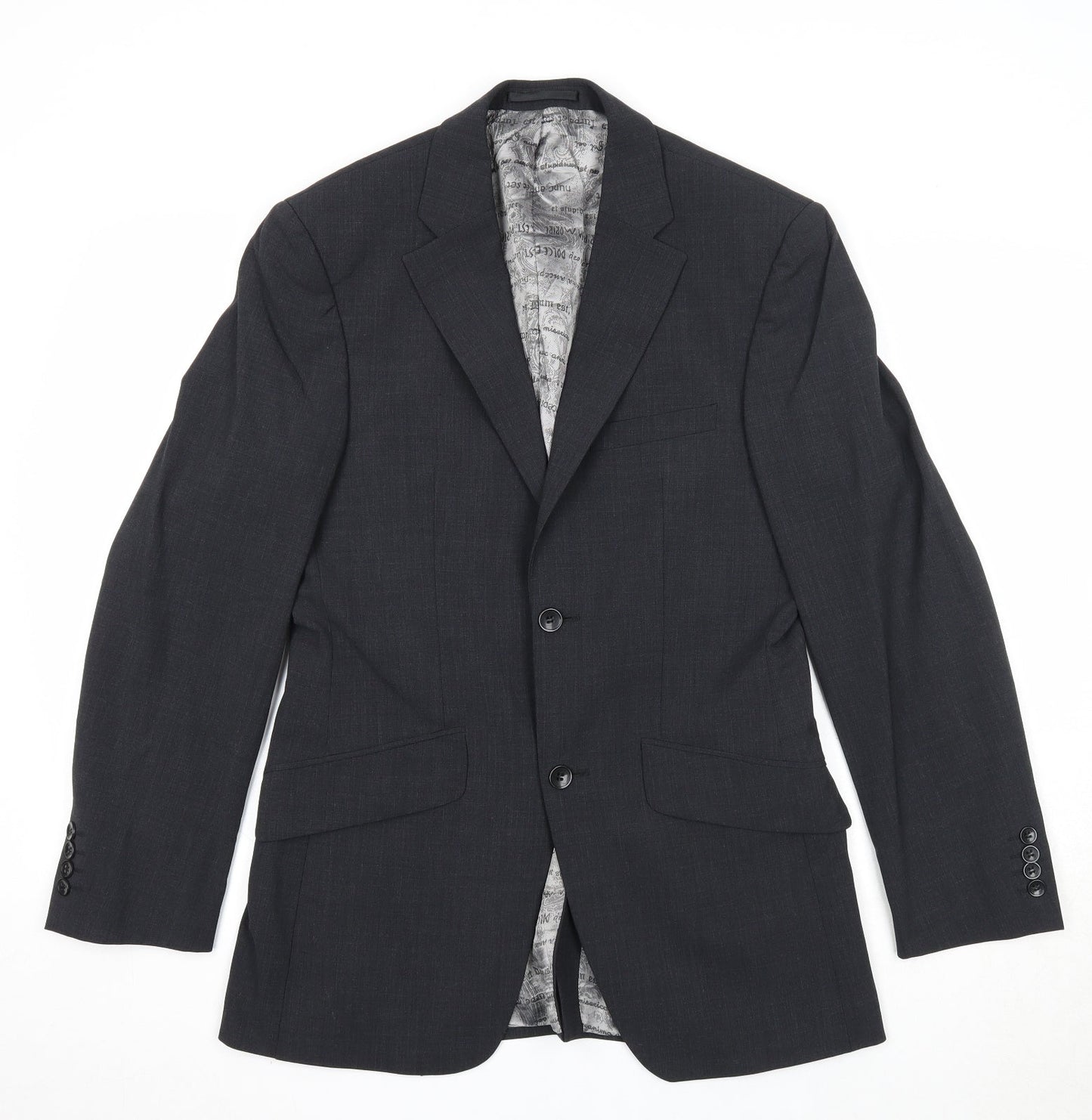 Mens UK Size 36 REMUS Regular Grey Suit Jacket