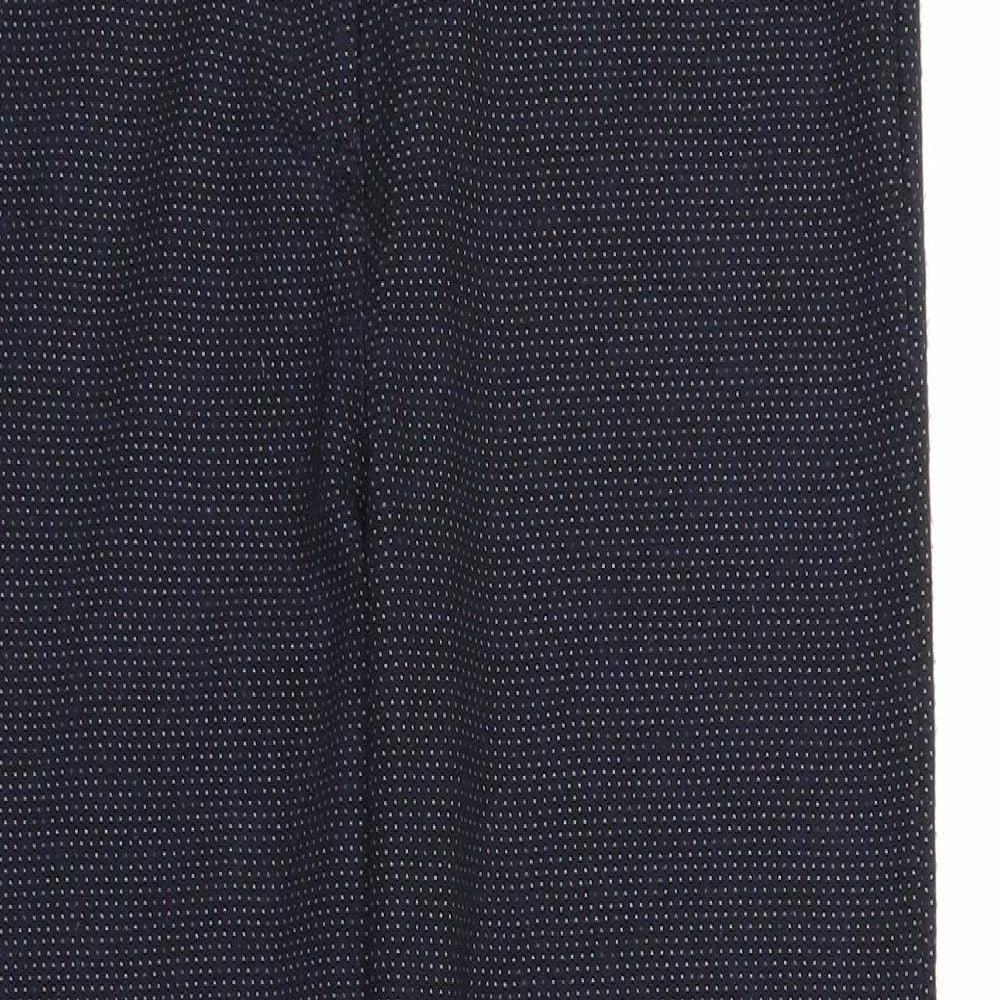 Womens UK Size 12 Dorothy Perkins Regular Fit  Blue Trousers