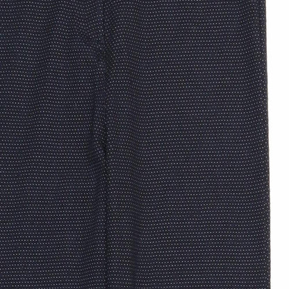 Womens UK Size 12 Dorothy Perkins Regular Fit  Blue Trousers