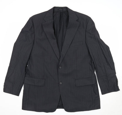 Mens UK Size 42 BARUTTI Regular Grey Suit Jacket