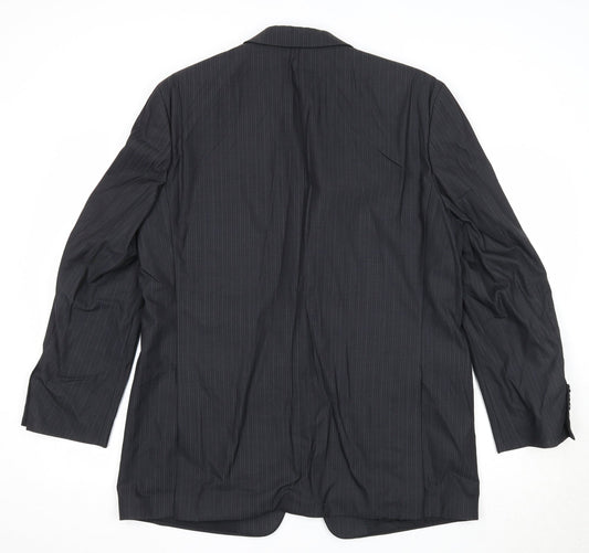 Mens UK Size 42 BARUTTI Regular Grey Suit Jacket