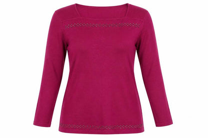 Womens UK Size 12 NEXT Purple Pullover Jumper