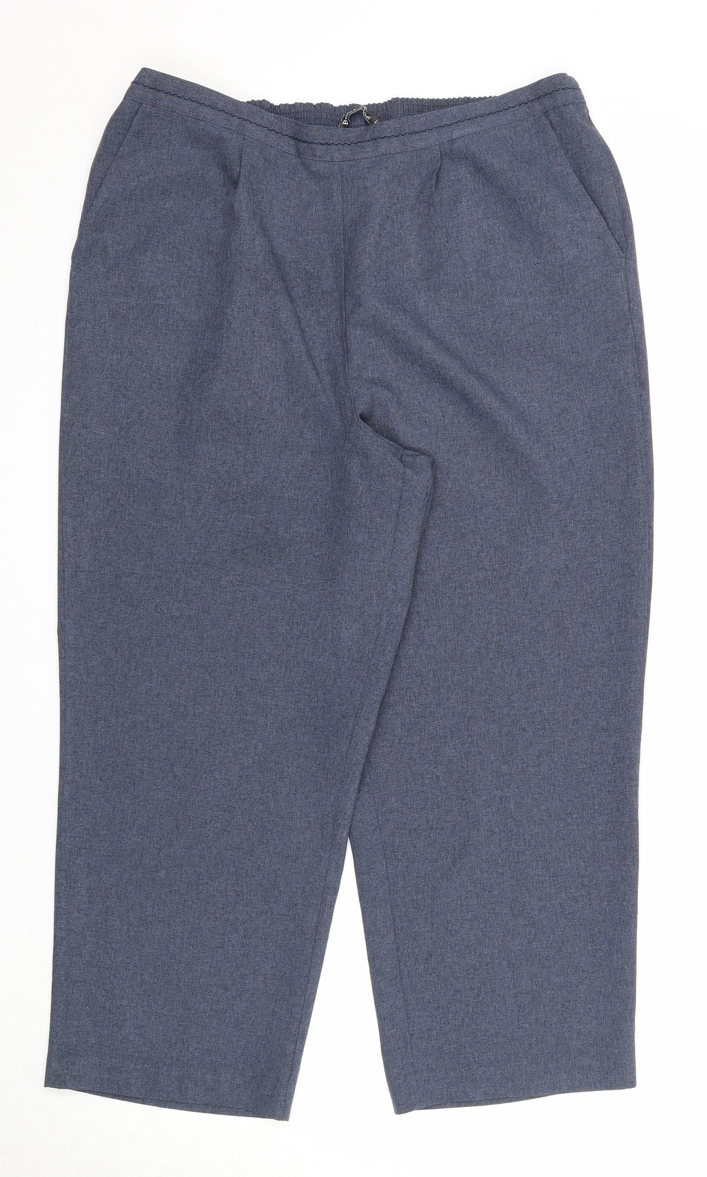 Womens UK Size 16 Bonmarché Regular Fit  Blue Trousers